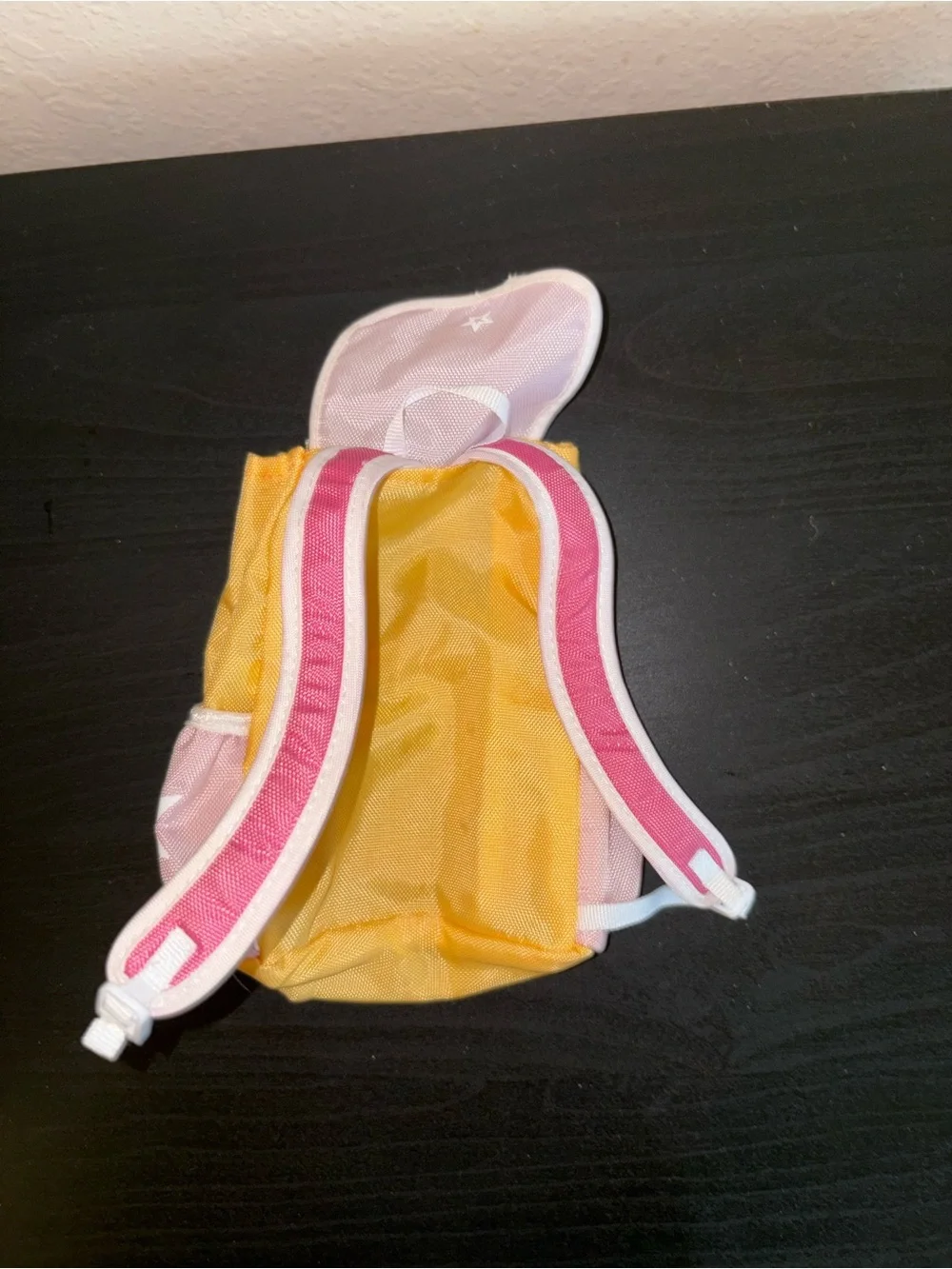 American Girl Doll Yellow and Pink Backpack